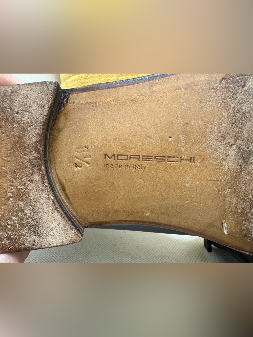 Moreschi Men’s Black Leather Boots - GREAT CONDITION! Size 8 1/2 - Picture 9 of 9